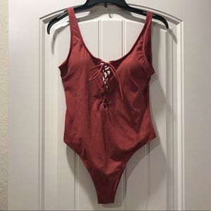 Target Mauve One Piece Swimsuit